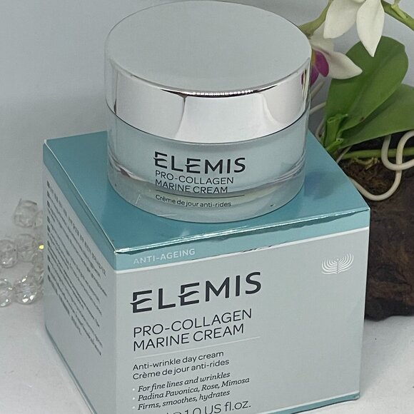 Elemis Pro Collagen Marine Cream Anti Wrinkle Day Cream -1 oz/30 ml - New in Box - Picture 1 of 5